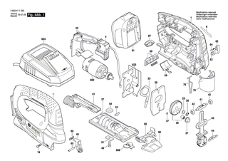BOSCH Ladezustandsanzeiger | Ersatzteile fr PST 18 LI - 2609004226