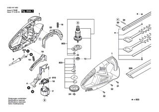 BOSCH Kohleb�rstensatz | Ersatzteile f�r AHS 45-16, AHS 50-16 - 1607000CE3