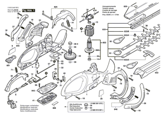 BOSCH Befestigungselement | Ersatzteile f�r AHS 480-24 T, AHS 400-24 T - 2609005342
