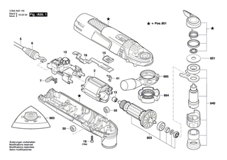BOSCH Tlle | Ersatzteile fr PMF 190 E, PMF 250 CES - 2609005502