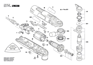 BOSCH Schiebeknopf | Ersatzteile für PMF 190 E, PMF 250 CES - 2609005541