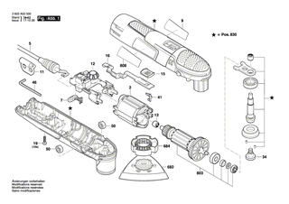 BOSCH Schiebeknopf | Ersatzteile für PMF 190 E, PMF 250 CES - 2609005541