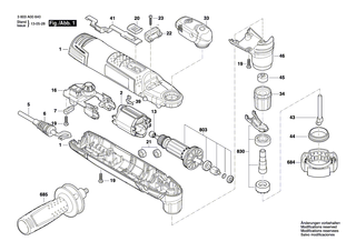 BOSCH Schiebeknopf | Ersatzteile für PMF 190 E, PMF 250 CES - 2609005541