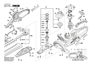BOSCH Brstenhalter | Ersatzteile fr AHS 45-26, AHS 50-26 - 2609005884