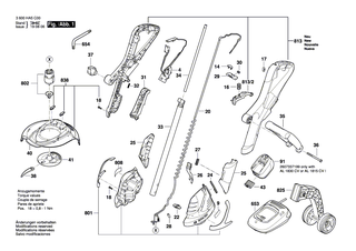 BOSCH Kontaktierelement | Ersatzteile fr ART 23-18 LI, ART 26-18 LI - 2609005954