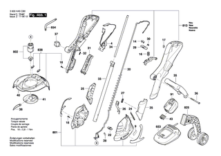 BOSCH Griff | Ersatzteile fr ART 23-18 LI, ART 26-18 LI - 2609005974