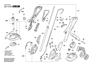 BOSCH Zusatzgehuse | Ersatzteile fr ART 23-18 LI, ART 26-18 LI - 2609006028