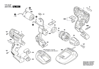 BOSCH Schnellspannbohrfutter | Ersatzteile f�r PSB 10,8 LI-2, PSB 1440 LI-2 - 2609006213