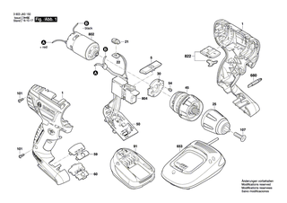BOSCH Schnellspannbohrfutter | Ersatzteile f�r PSB 10,8 LI-2, PSB 1440 LI-2 - 2609006213
