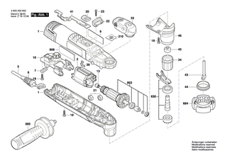 BOSCH Zusatzhandgriff | Ersatzteile für PMF 250 CES - 2609006243
