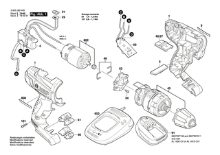BOSCH EL-Baugruppe | Ersatzteile fr PSB 18 LI-2, PSB 14,4 LI-2 - 2609006357