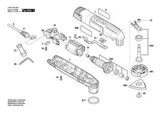 BOSCH Schl�sselhalter | Ersatzteile f�r PMF 190 E - 2609006359