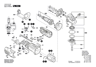 BOSCH Motorgehuse | Ersatzteile fr PWS 1000-125 CE, PWR 180 CE - 2609006368