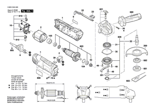 BOSCH Getriebegeh�use | Ersatzteile f�r PWS 700-115, PWS 700-125 - 2609006425