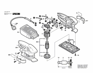 BOSCH Rillenkugellager | Ersatzteile für PSS 200 A | 2600905078