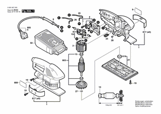 BOSCH Ausgleichscheibe | Ersatzteile für PSS 180 A | 2600105001