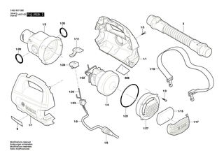 BOSCH Kabeldurchf�hrungst�lle | Ersatzteile f�r PFS 3000-2 - 2609006881