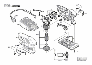 BOSCH Gummipuffer | Ersatzteile für PSS 240 AE | 2609000549