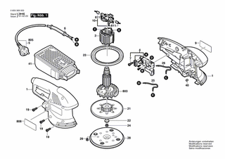 BOSCH Firmenschild | Ersatzteile für PEX 270 A | 2601119763