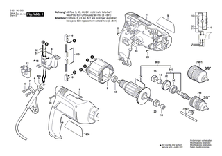 BOSCH Schutzdeckel | Ersatzteile fr GBM 450, GBM 6 - 2609100005