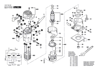 BOSCH Taste | Ersatzteile fr GKF 600 - 2609100248