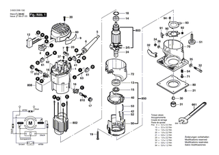 BOSCH Taste | Ersatzteile fr GKF 600 - 2609100248