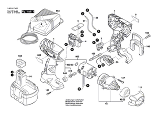 BOSCH Kontakthalter | Ersatzteile f�r GDR 14,4 V, GDR 12 V - 2609100297