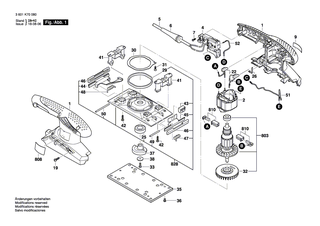 BOSCH Schwingbein | Ersatzteile fr GSS 23 A, GSS 23 AE - 2609100398