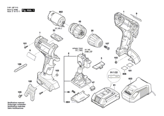 BOSCH Linse | Ersatzteile fr GSR 14,4 V-LI, BS 14-A COMPACT - 2609100858
