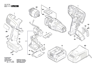BOSCH Verstellhebel | Ersatzteile für GSR 14,4 V-LI, BS 14-A COMPACT - 2609100859