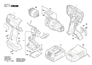 BOSCH Verstellhebel | Ersatzteile für GSR 14,4 V-LI, BS 14-A COMPACT - 2609100859