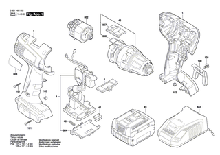 BOSCH Verstellhebel | Ersatzteile für GSR 14,4 V-LI, BS 14-A COMPACT - 2609100859