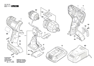 BOSCH Verstellhebel | Ersatzteile für GSR 14,4 V-LI, BS 14-A COMPACT - 2609100859