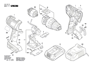 BOSCH Schaltschieber | Ersatzteile fr GSR 14,4 V-LI, GSR 18 V-LI - 2609100897