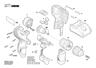 BOSCH Linse | Ersatzteile fr GSB 10,8-2-LI, GSR 10,8V-EC TE - 2609101035