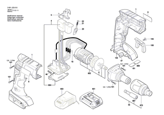 BOSCH Linse | Ersatzteile fr GSB 18 VE-2-LI, GSB 14,4 VE-2-LI - 2609101350