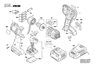 BOSCH Farbclip | Ersatzteile f�r GSR 14,4 V-EC, GSR 18 V-EC - 2609101409