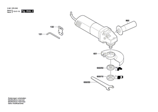 BOSCH Zweilochmutterndreher | Ersatzteile fr GWS 7-100 - 2609110015