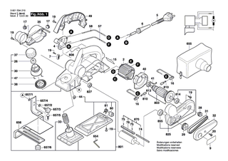 BOSCH Schraube | Ersatzteile f�r GHO 26-82, GHO 15-82 - 2609110155