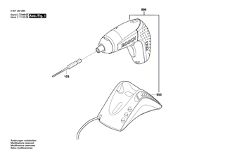 BOSCH Spiralbohrer  2x70 MM | Ersatzteile fr IXO 3,6 V - 2609110292