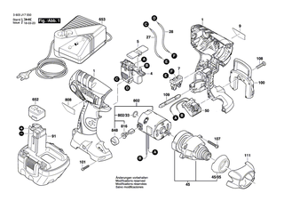 BOSCH Schraube | Ersatzteile fr GDR 14,4 V, GDR 12 V - 2609110309