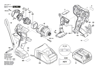 BOSCH Schrauberklinge | Ersatzteile f�r GDR 14,4 V, GDR 18 V-LI MF - 2609110343