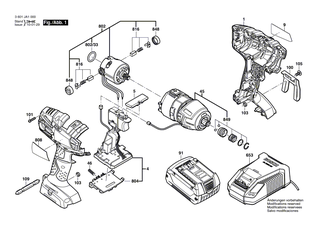 BOSCH Schrauberklinge | Ersatzteile f�r GDR 14,4 V, GDR 18 V-LI MF - 2609110343