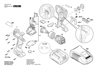 BOSCH Torx-Linsenschraube | Ersatzteile f�r GSB 18 VE-2-LI, GSB 14,4 VE-2-LI - 2609110353