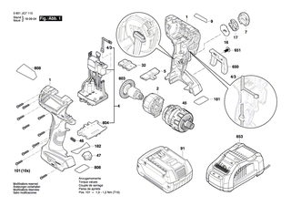 BOSCH Torx-Linsenschraube | Ersatzteile f�r GSB 18 VE-2-LI, GSB 14,4 VE-2-LI - 2609110353