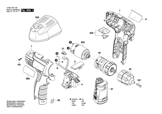 BOSCH Schraube | Ersatzteile f�r GSR Prodrive, GWS 10,8 V-EC - 2609110361