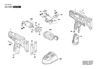 BOSCH Schraube | Ersatzteile f�r GSR Prodrive, GWS 10,8 V-EC - 2609110361