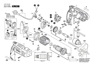 BOSCH Bohrspindel | Ersatzteile fr GSB 1600 RE - 2609110449