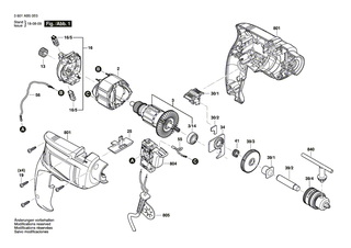 BOSCH Rillenkugellager | Ersatzteile fr GSB 13 RE, GSB 1600 RE - 2609110491