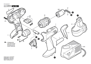 BOSCH Senkschraube M5x20 | Ersatzteile f�r 2300 12 V TIGER, 2350 12 V TIGER - 2609110721